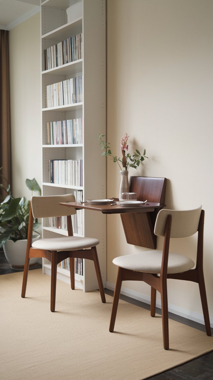 Explore small apartment dining room ideas, including multifunctional furniture, round tables, foldable tables, and clever space-saving tips to maximize your cozy dining area.
