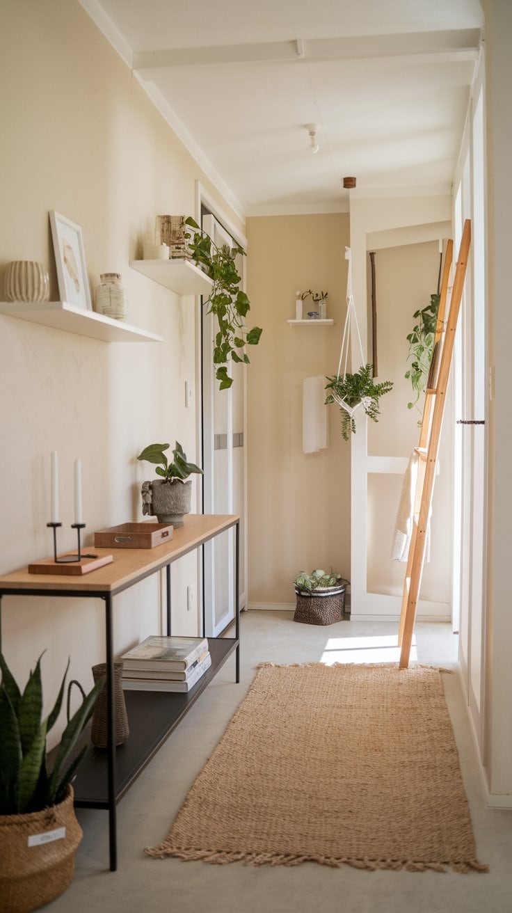 Discover small apartment entryway ideas, including wall-mounted hooks, slim console tables, mirrors, and clever storage solutions to create a functional and stylish entryway.