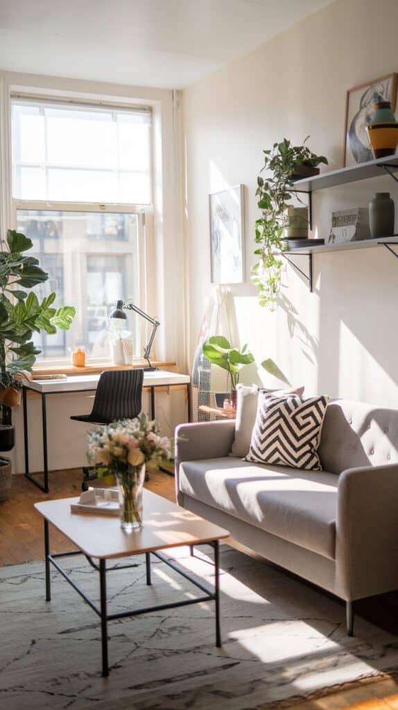 Stunning Small Open Floor Plan Apartment Ideas image