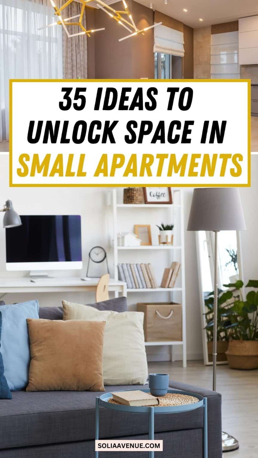 Curated visual reference: Maximizing Luxury Apartment Interior Space Design With Ample Storage Reference: 35 Small Apartment Ideas To Maximize Space