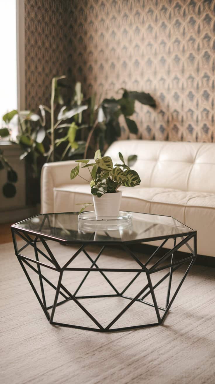 Photo inspiration: Fresh Look at Cozy And Chic Small Apartment Coffee Table Inspirations