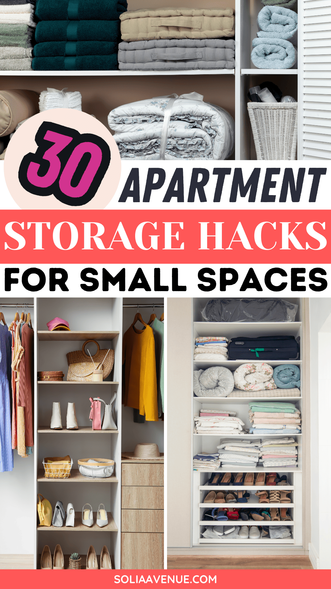 Discover 30 ingenious apartment organization hacks to maximize space in your small space. Transform clutter into stylish, functional living!