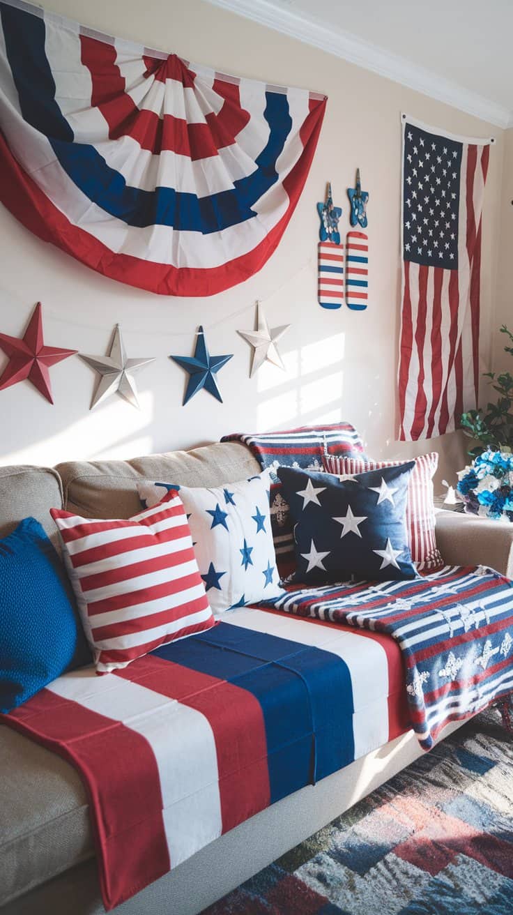 Celebrate in style with our top Fourth of July decor ideas perfect for small apartments. Discover creative, space-saving decorations for a patriotic celebration.