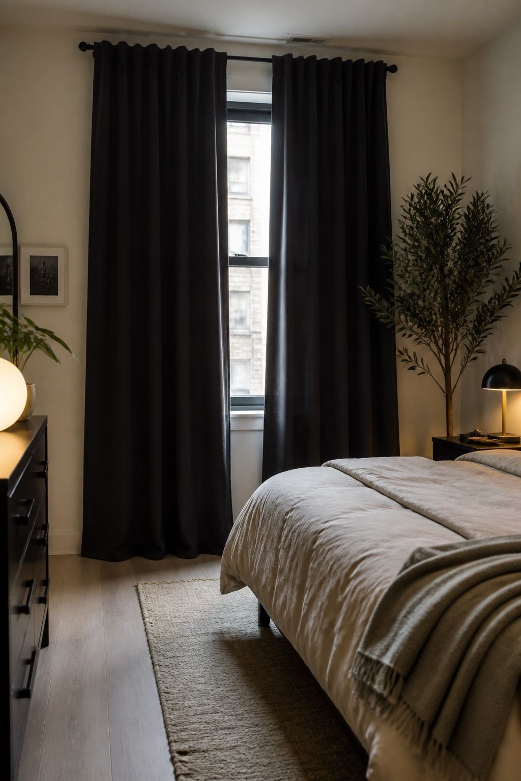 Blackout Curtains small apartment idea for Top 20 Small Apartment Essentials Every Renter Needs.