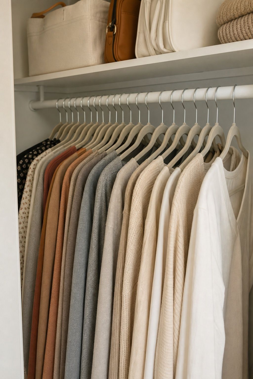 A Set of Slim Velvet Hangers small apartment idea for Top 20 Small Apartment Essentials Every Renter Needs.