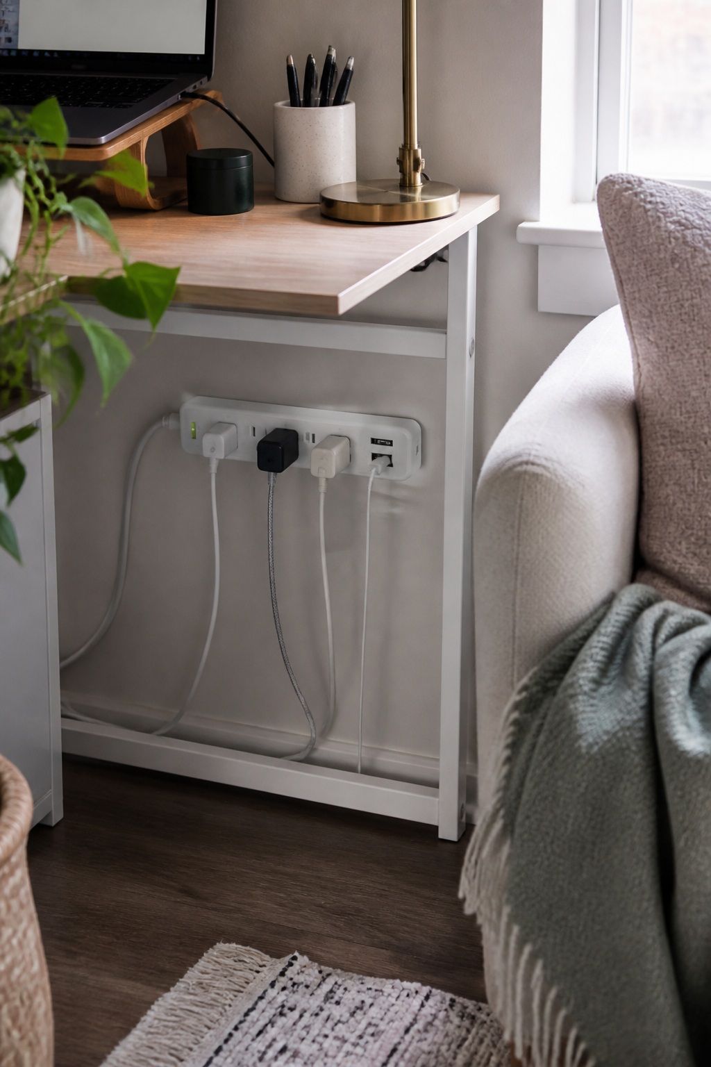 A Power Strip With USB Ports small apartment idea for Top 20 Small Apartment Essentials Every Renter Needs.