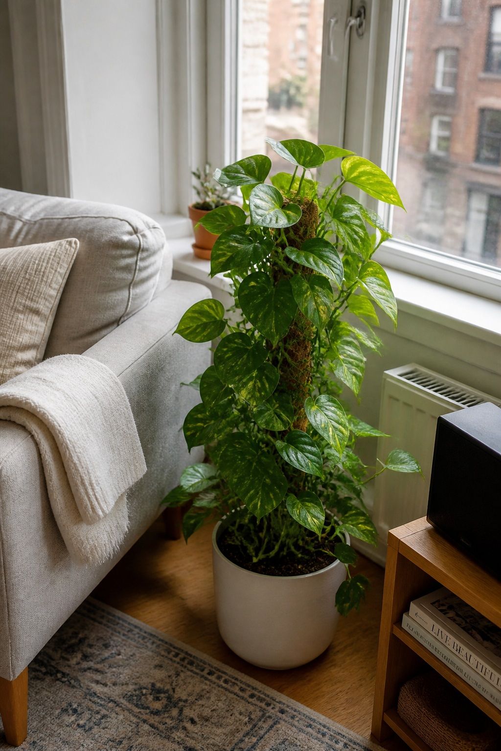 A Real Plant small apartment idea for Top 20 Small Apartment Essentials Every Renter Needs.