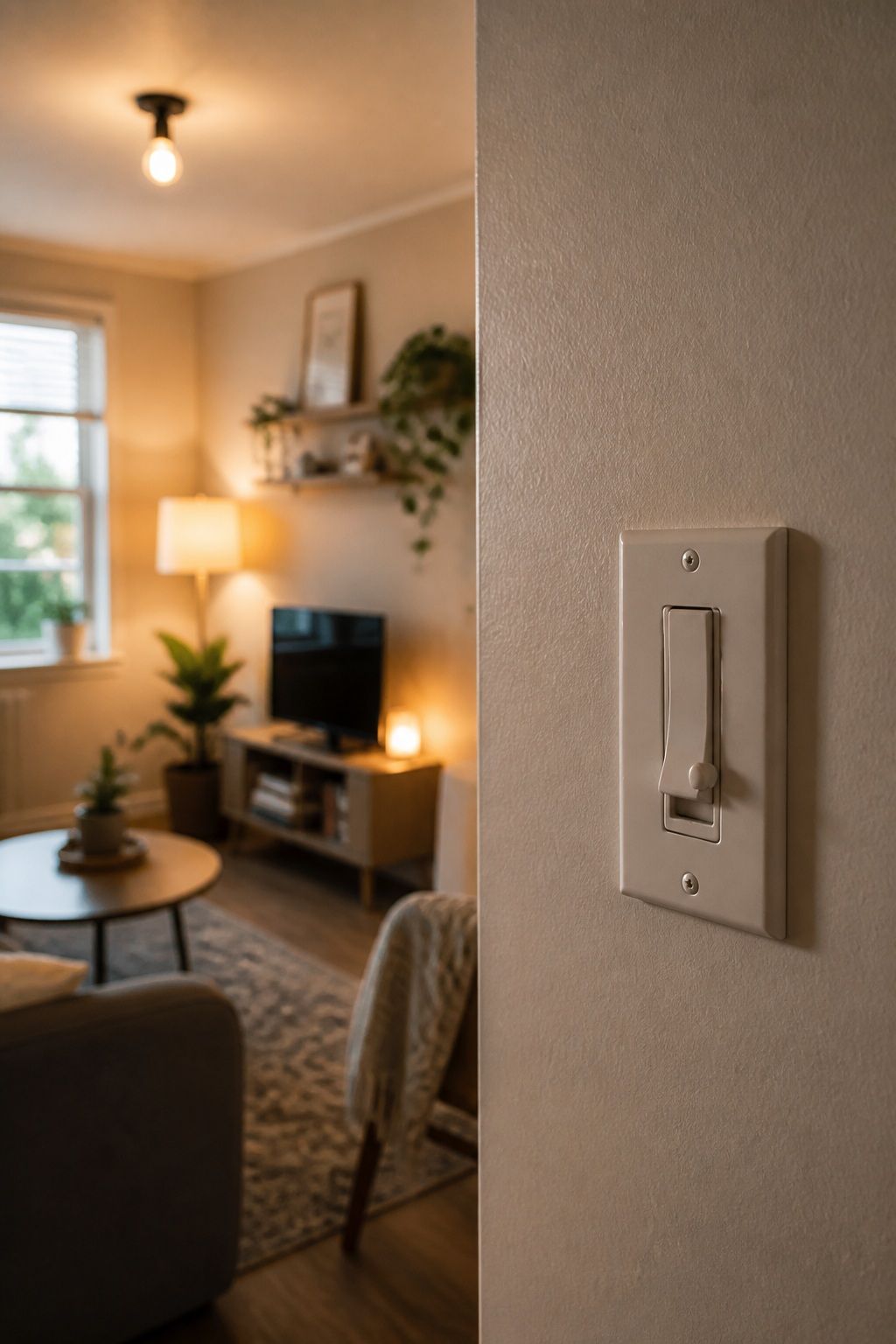 A Dimmer Switch or Warm Light Bulbs Throughout small apartment idea for Top 20 Small Apartment Essentials Every Renter Needs.