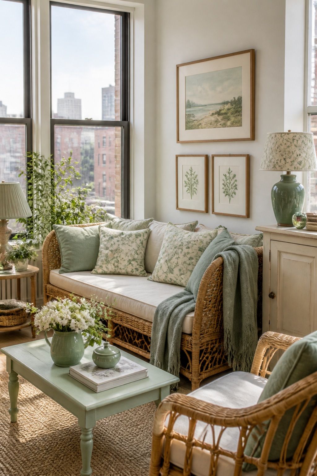 Mix Two Aesthetics Carefully With a Common Color small apartment idea for Top 20 Sunroom Aesthetic Ideas You Can Try This Weekend.