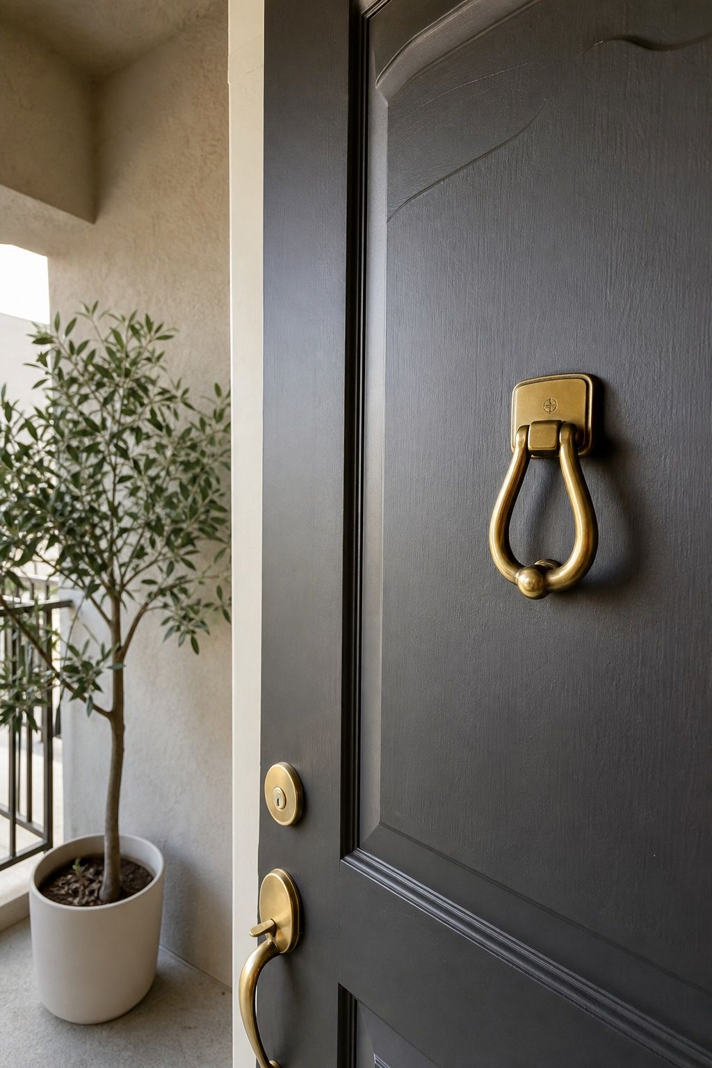 A Brass Door Knocker Replacement small apartment idea for Top 17 Door Summer Decor Ideas for Small Apartments.