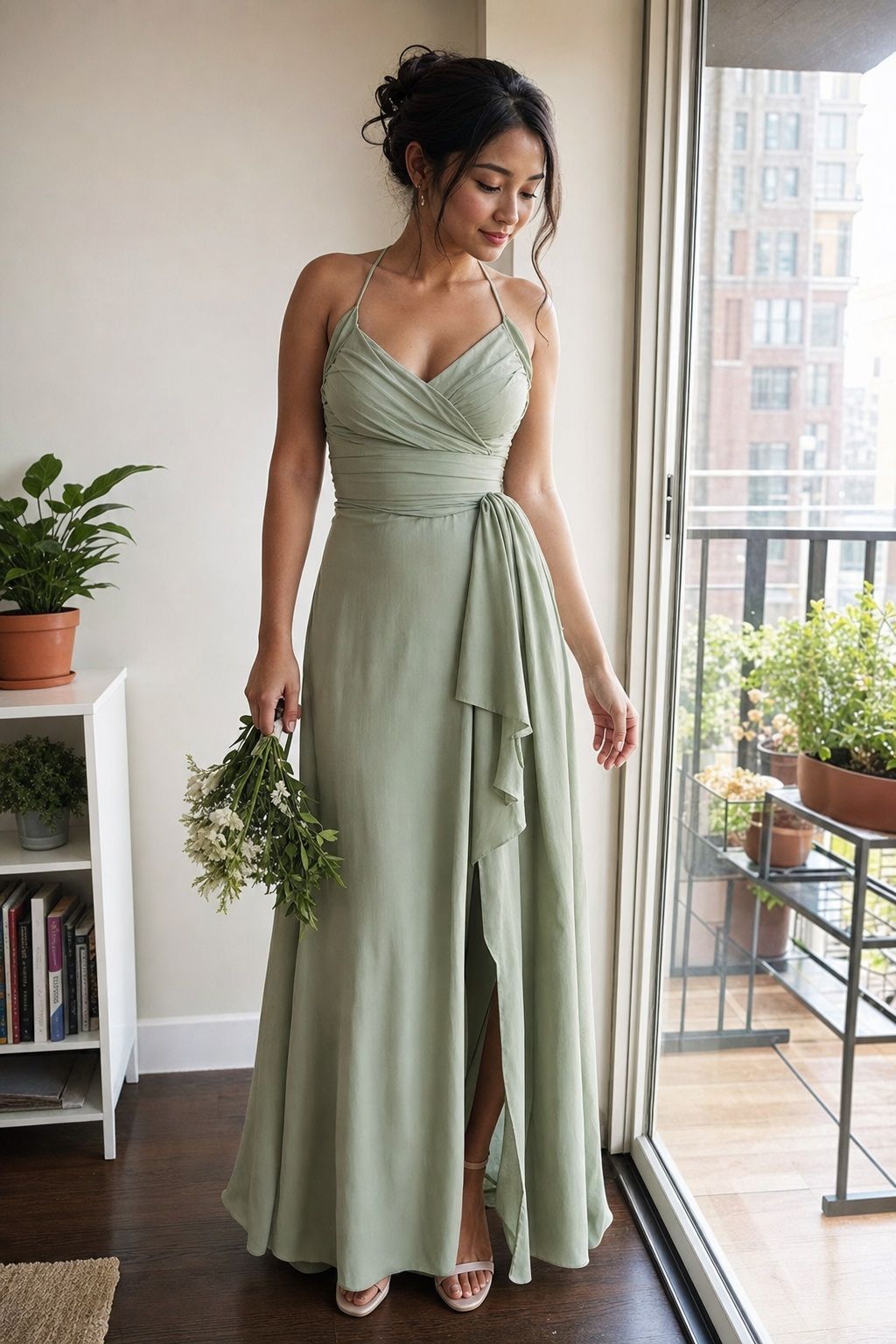 Sage Green for Garden Weddings small apartment idea for Top 17 Summer Wedding Bridesmaid Dress Ideas That Flatter Every Body.