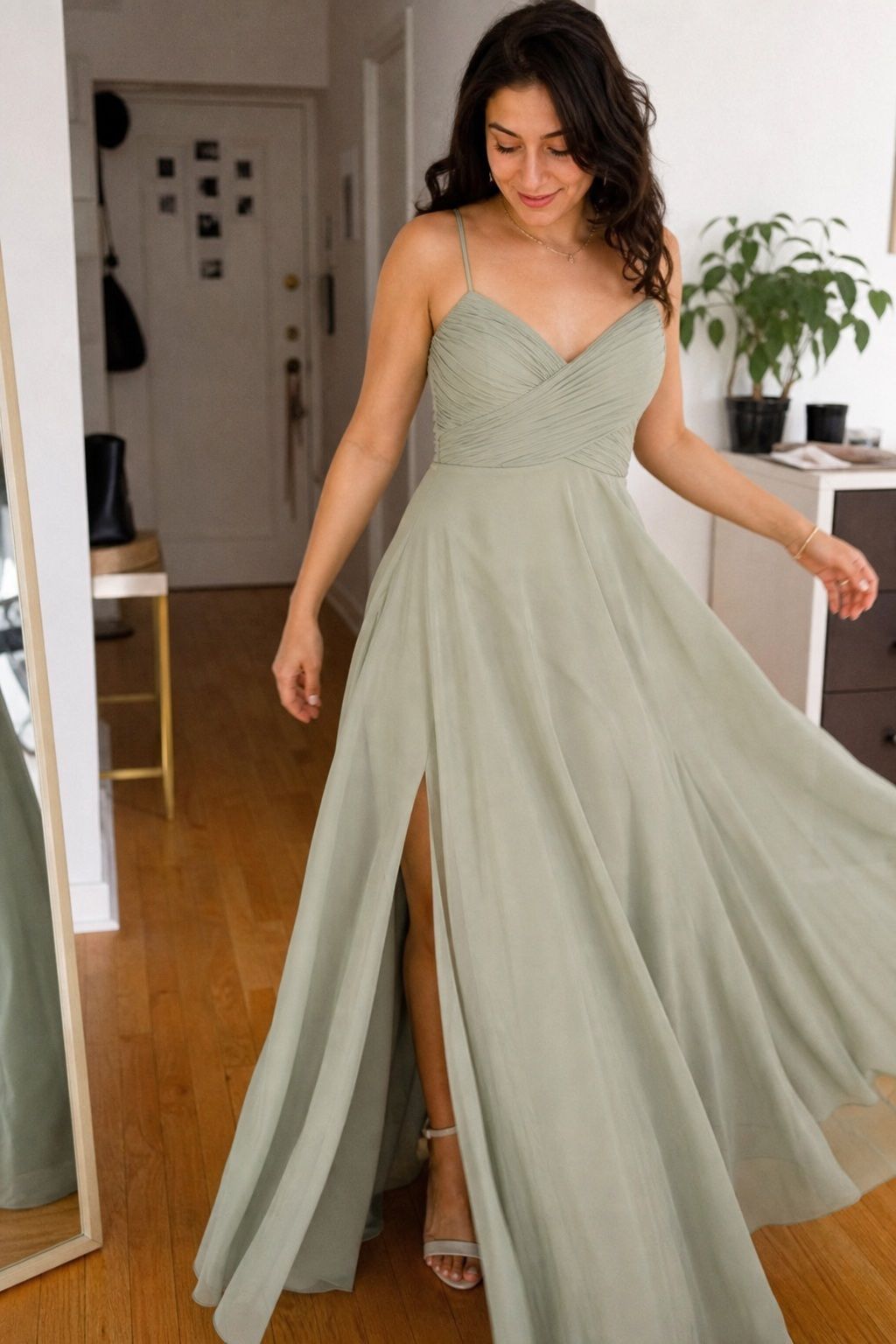 Chiffon for Flowy Comfort small apartment idea for Top 17 Summer Wedding Bridesmaid Dress Ideas That Flatter Every Body.