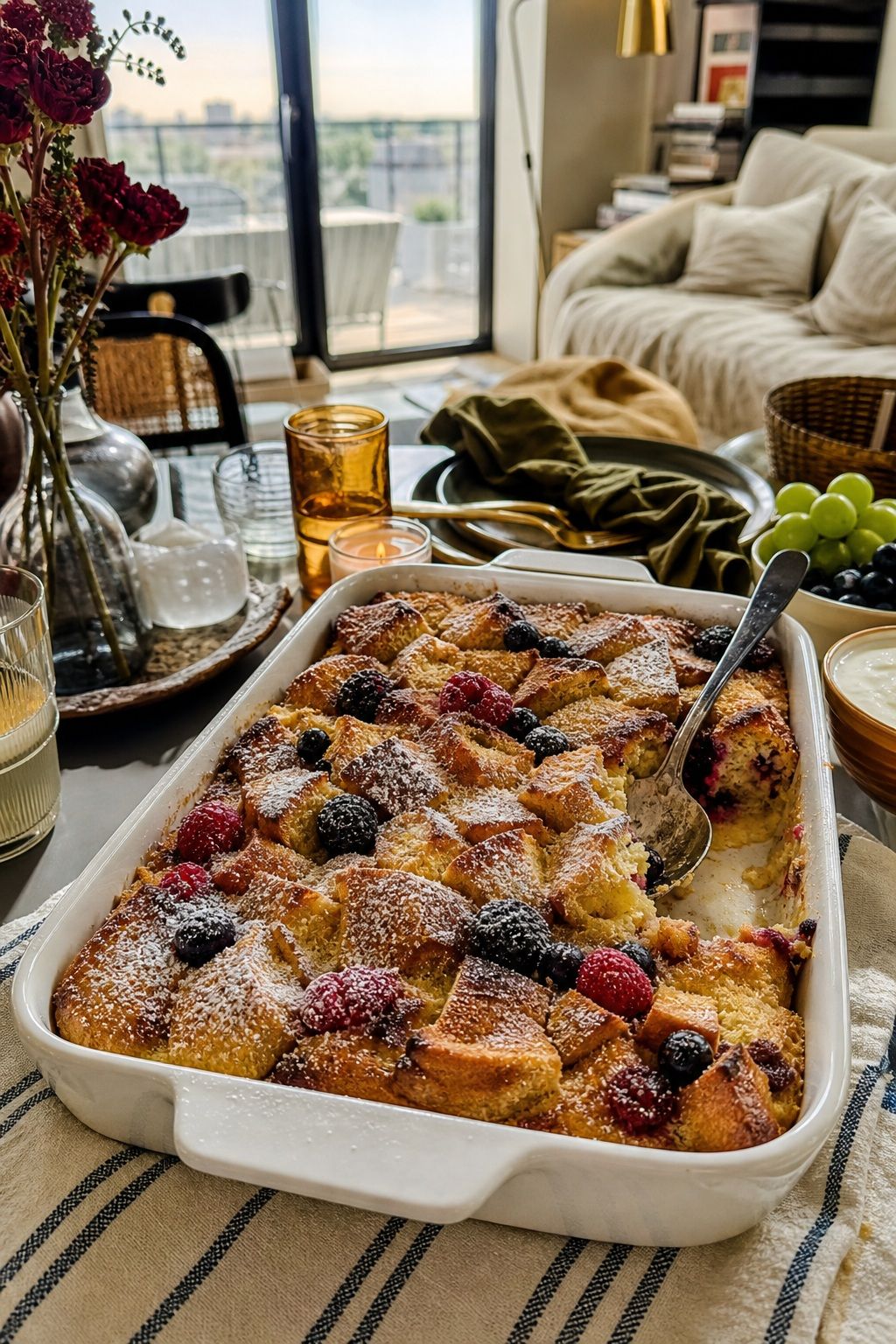 Baked French Toast Casserole Make Ahead Star small apartment idea for Top 16 Friendsgiving Brunch Ideas for a Cozy Late Morning Celebration.