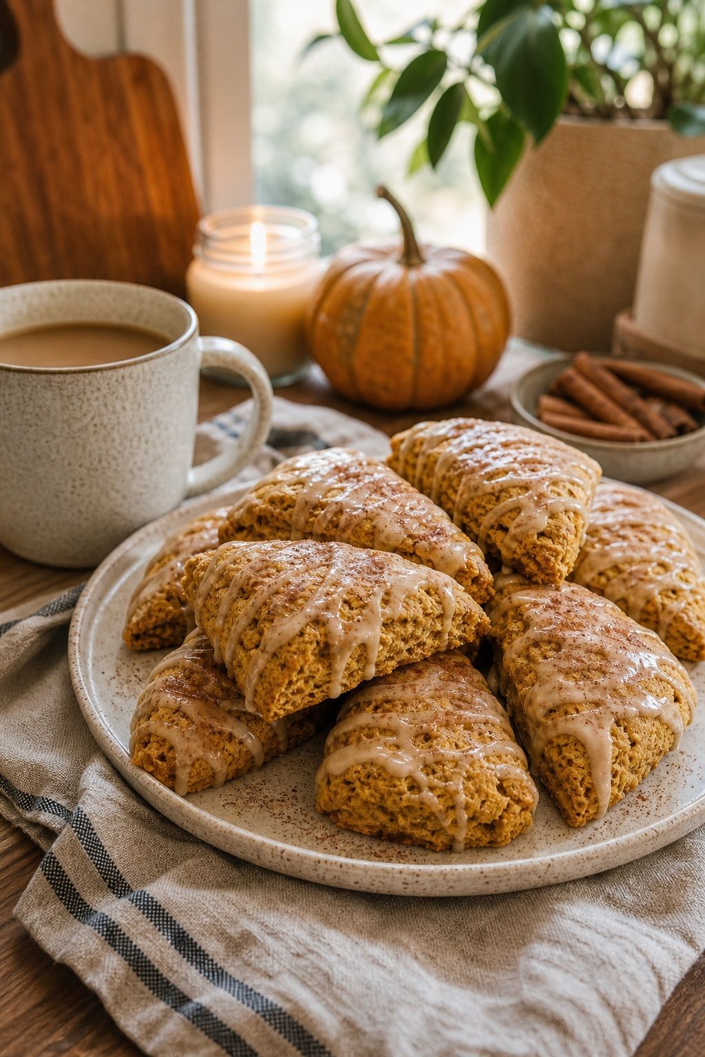 Pumpkin Spice Scones small apartment idea for Top 16 Friendsgiving Brunch Ideas for a Cozy Late Morning Celebration.