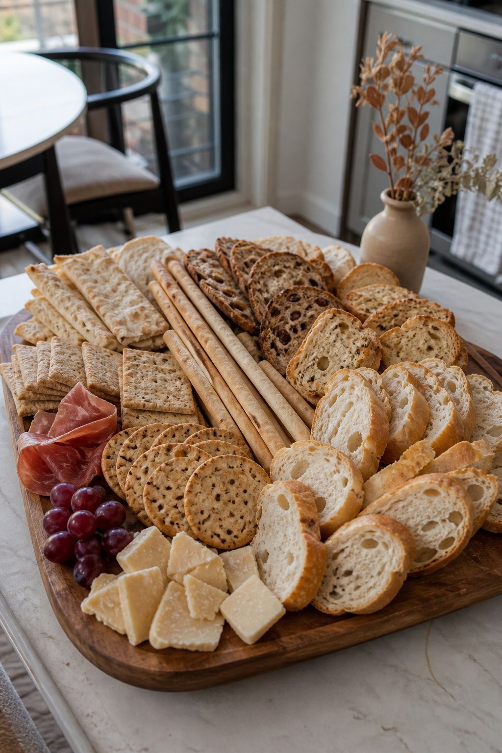 Crackers and Bread Pairings small apartment idea for Top 18 Friendsgiving Charcuterie Board Ideas to Wow Your Celebration.