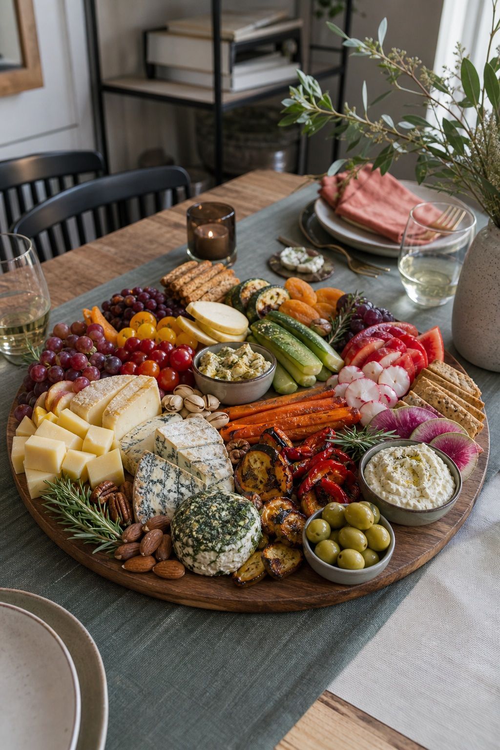 Vegetarian Only Board Variations small apartment idea for Top 18 Friendsgiving Charcuterie Board Ideas to Wow Your Celebration.