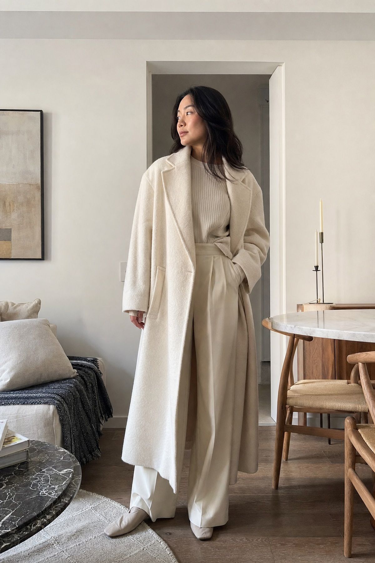 A Monochrome or Tonal Look small apartment idea for Top 16 Friendsgiving Outfit Ideas for a Cozy, Chic Look.