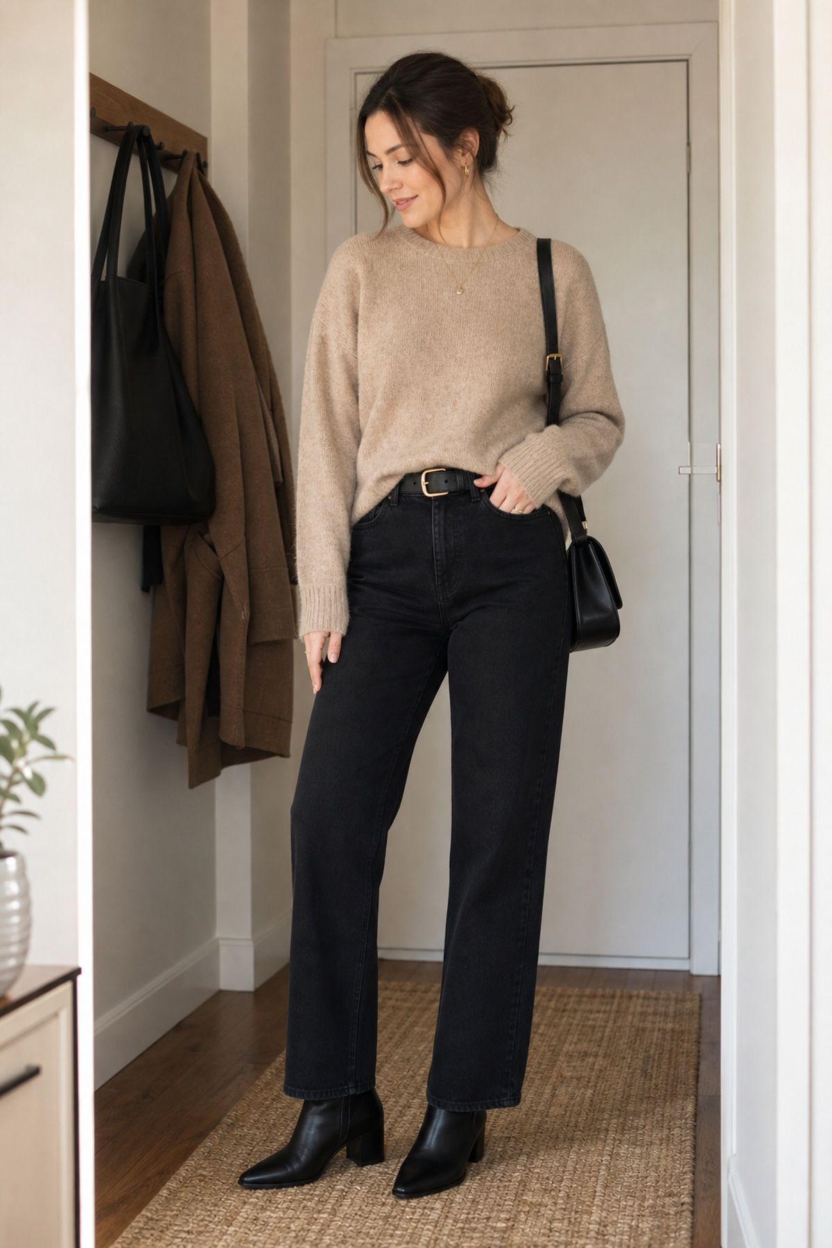 Choose Footwear That Works for the Night small apartment idea for Top 16 Friendsgiving Outfit Ideas for a Cozy, Chic Look.