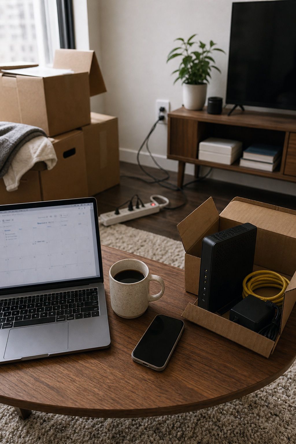Get Internet Scheduled Early first apartment moving out checklist idea.