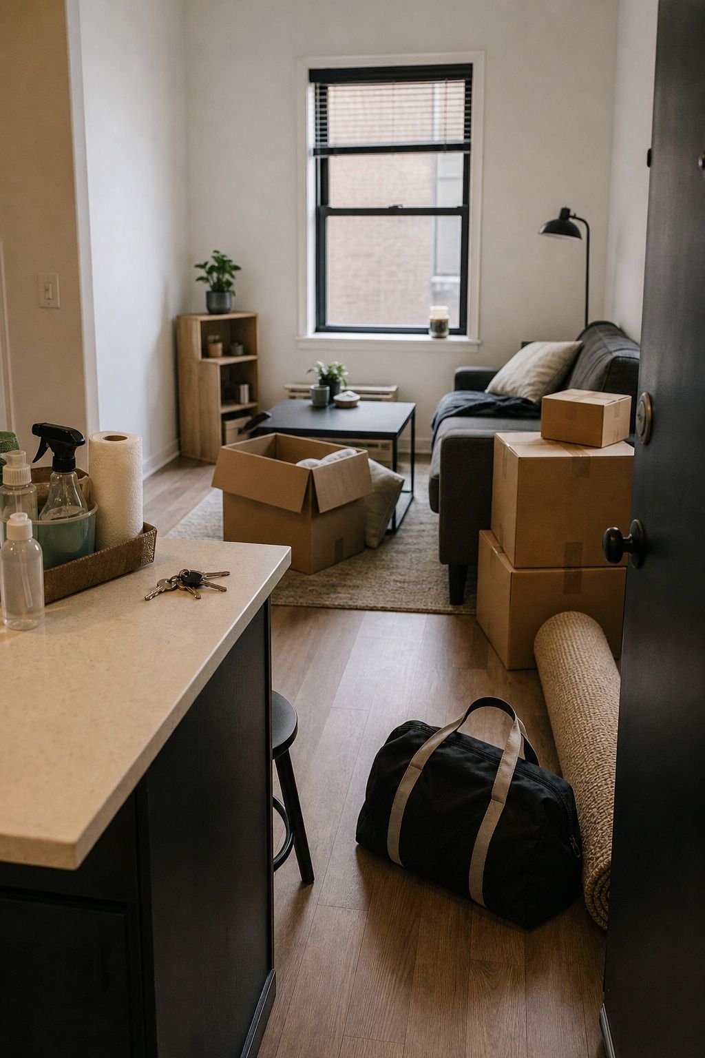 Move Day and the First 48 Hours first apartment moving out checklist idea.