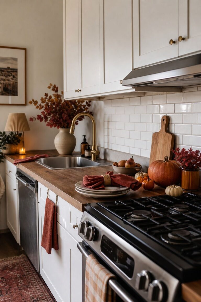 Choose a Warm Thanksgiving Palette small apartment idea for Top 17 Warm Thanksgiving Kitchen Decor Ideas for Small Apartments.