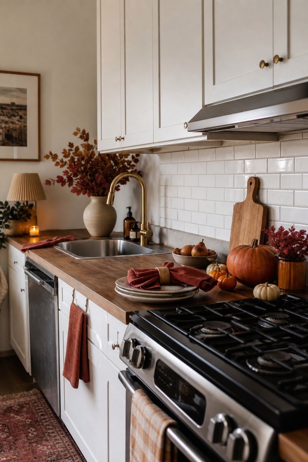 Choose a Warm Thanksgiving Palette small apartment idea for Top 17 Warm Thanksgiving Kitchen Decor Ideas for Small Apartments.