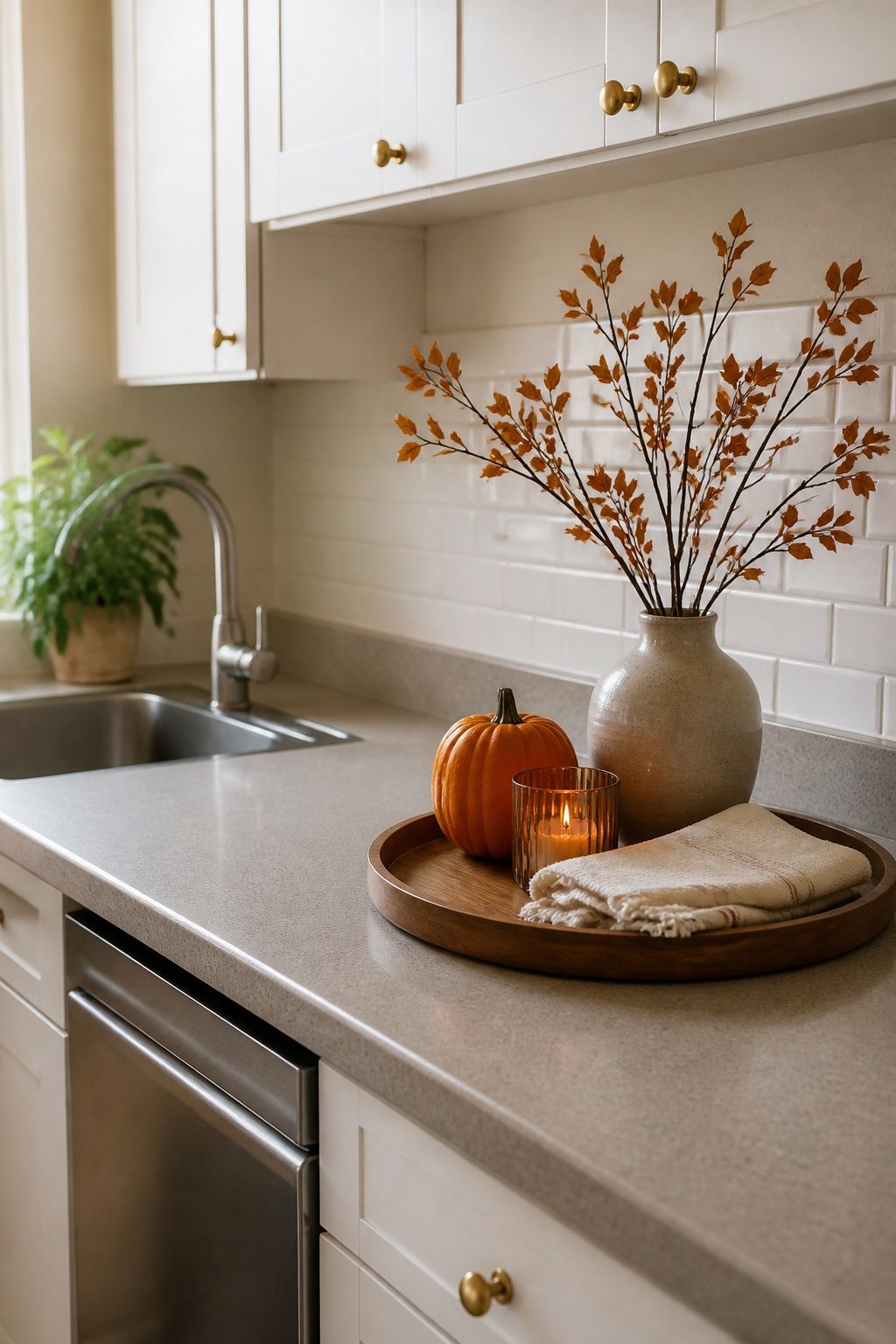 Keep Everything Purposeful and Editable small apartment idea for Top 17 Warm Thanksgiving Kitchen Decor Ideas for Small Apartments.
