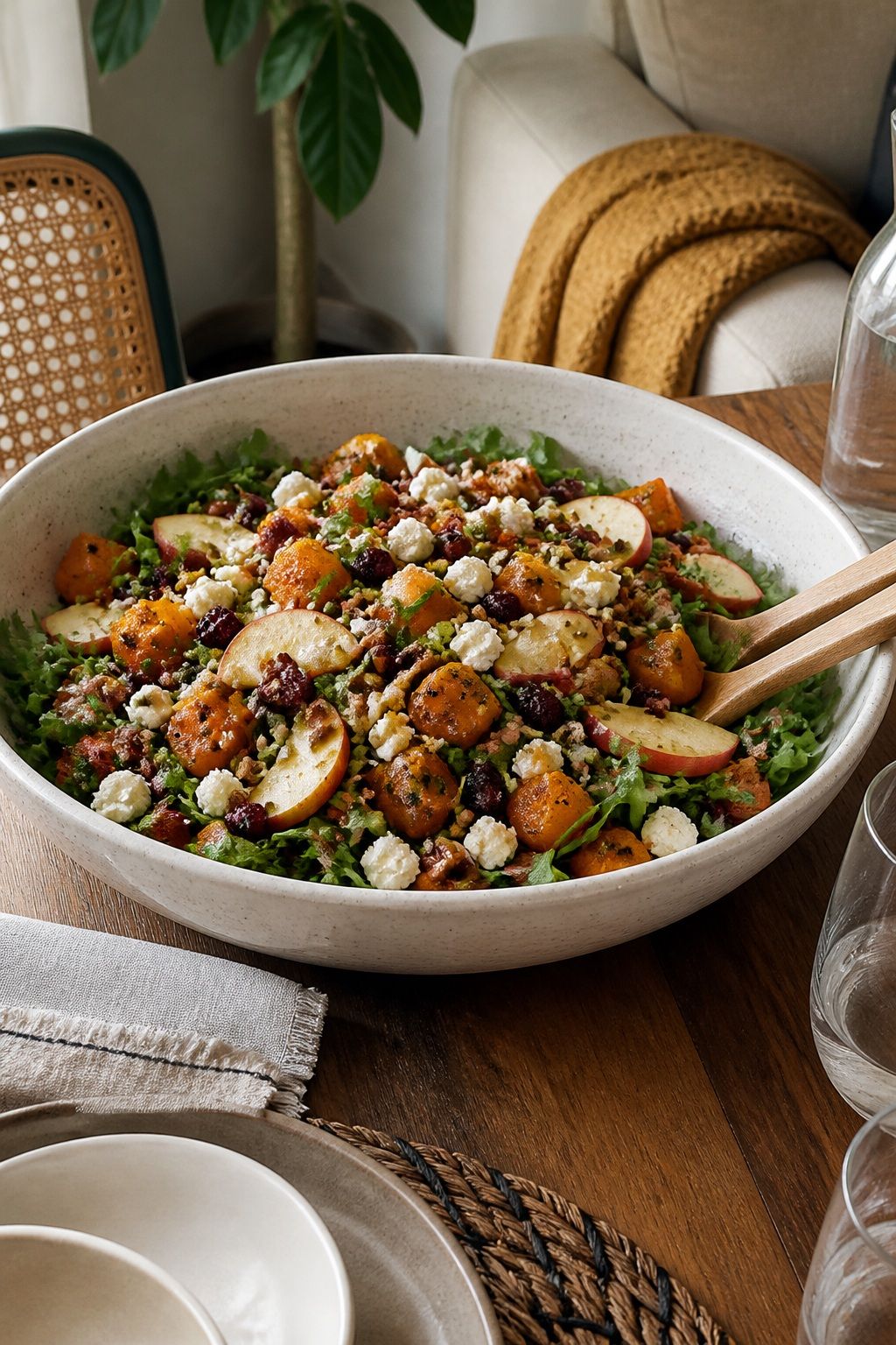 A Big, Fresh Salad small apartment idea for Top 18 Ideas for What to Bring to Friendsgiving as a Guest.
