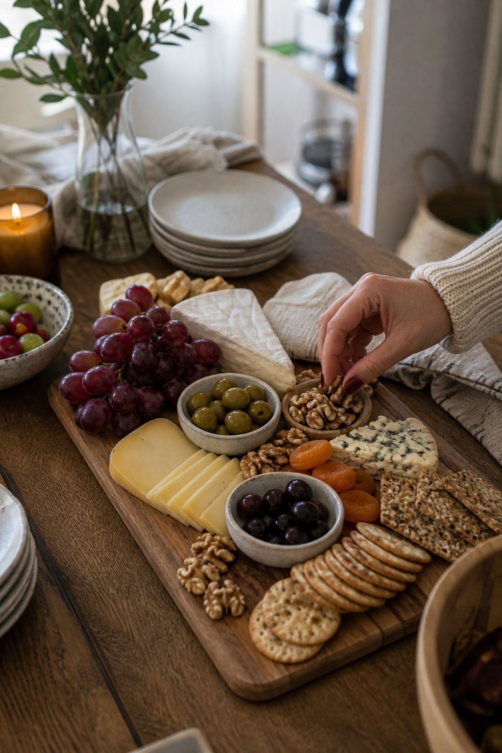 A Board or Platter You Assemble small apartment idea for Top 18 Ideas for What to Bring to Friendsgiving as a Guest.