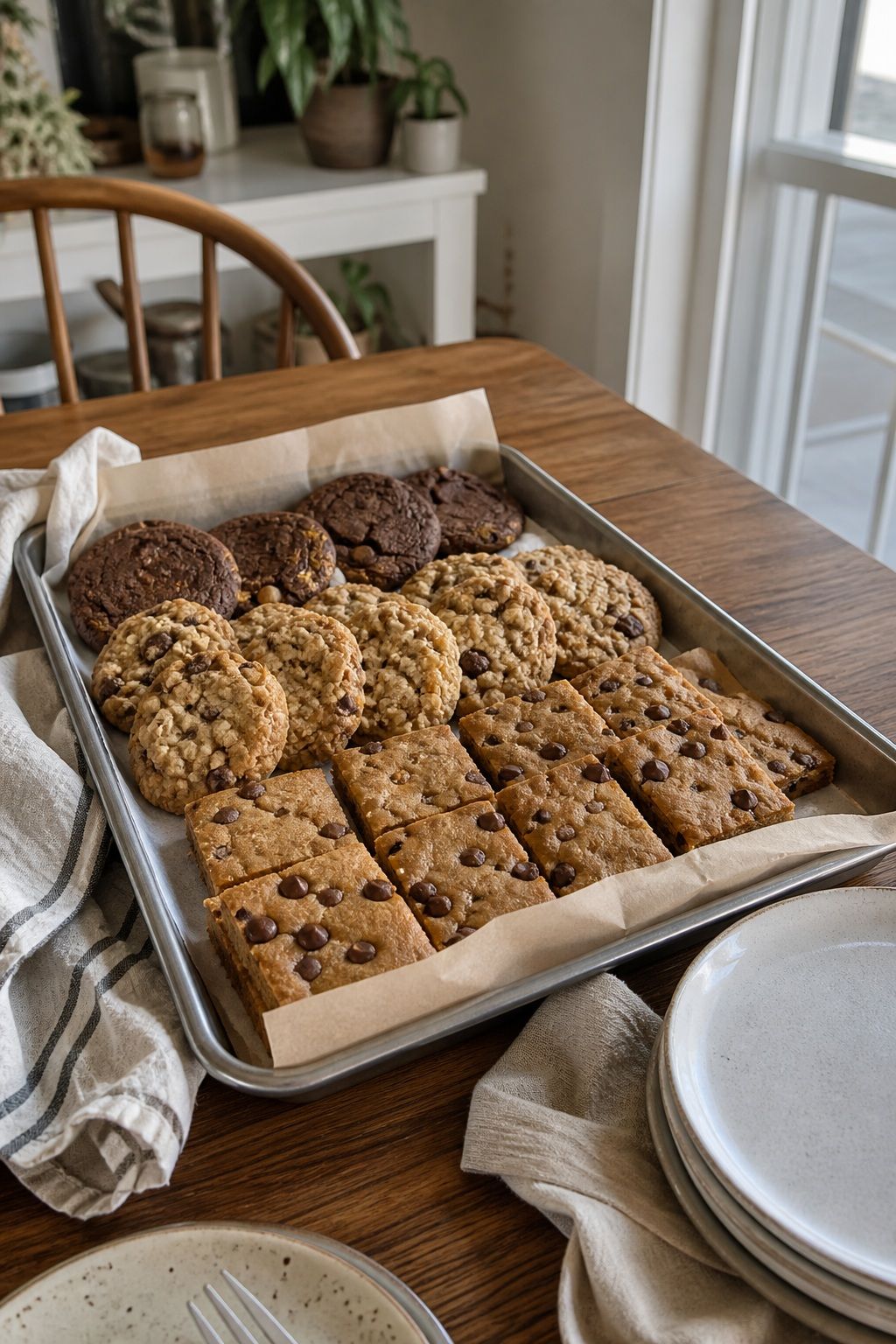 A Ready-to-Serve Dessert Tray or Cookies small apartment idea for Top 18 Ideas for What to Bring to Friendsgiving as a Guest.