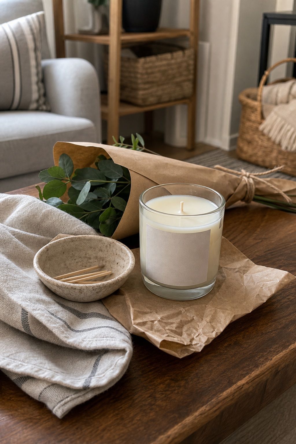 A Beautiful Candle or Home Touch small apartment idea for Top 18 Ideas for What to Bring to Friendsgiving as a Guest.