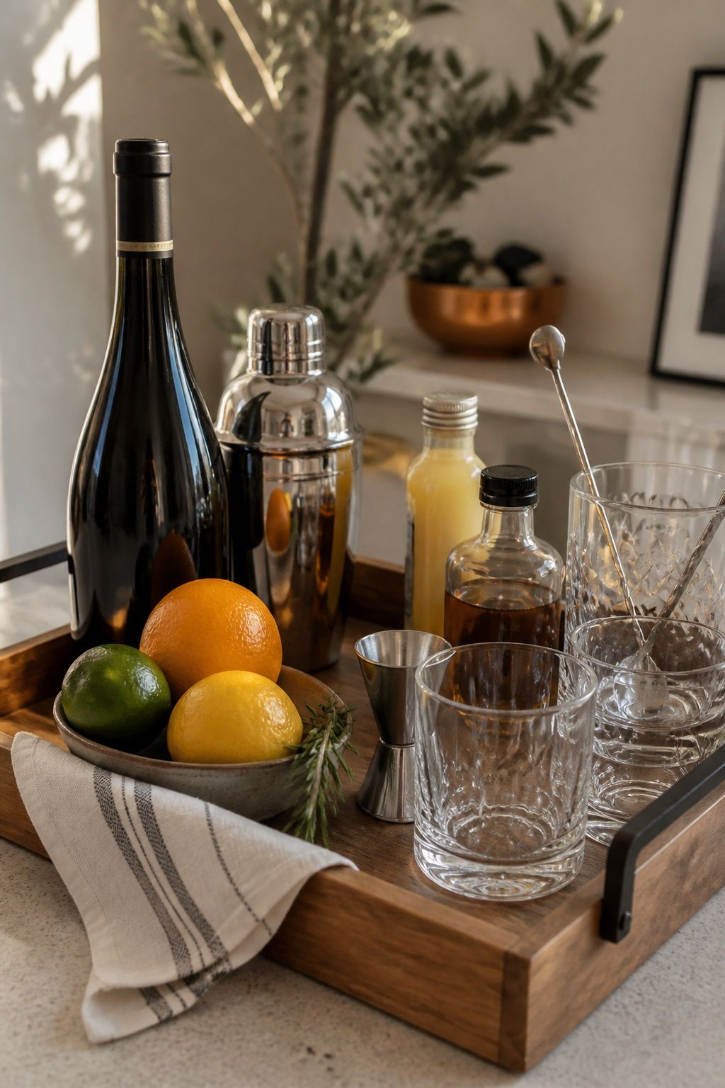 Wine, a Cocktail Kit, or a Bar Contribution small apartment idea for Top 18 Ideas for What to Bring to Friendsgiving as a Guest.