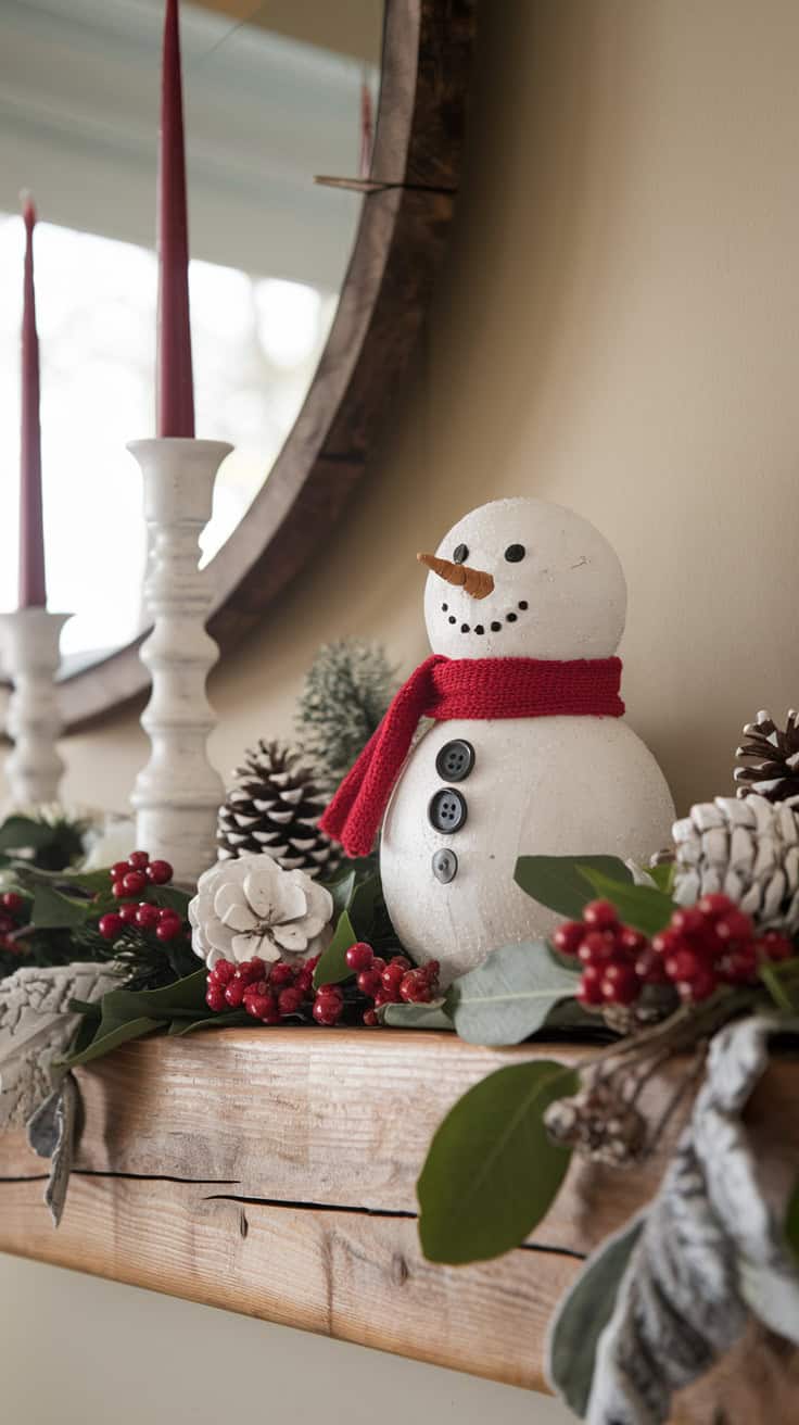 Discover 16 modern Christmas mantle decorations that blend style and festivity, perfect for creating a cozy holiday atmosphere in your home.