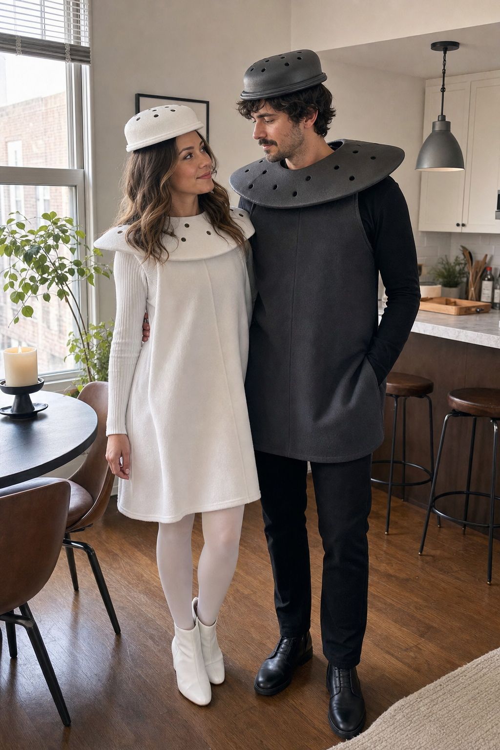 Salt and Pepper small apartment idea for Top 18 Classic and Creative Couples Halloween Costume Ideas.
