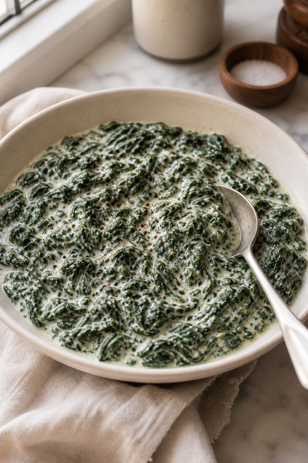 Creamed Spinach or Greens small apartment idea for Top 18 Friendsgiving Side Dishes to Elevate Your Holiday Spread.