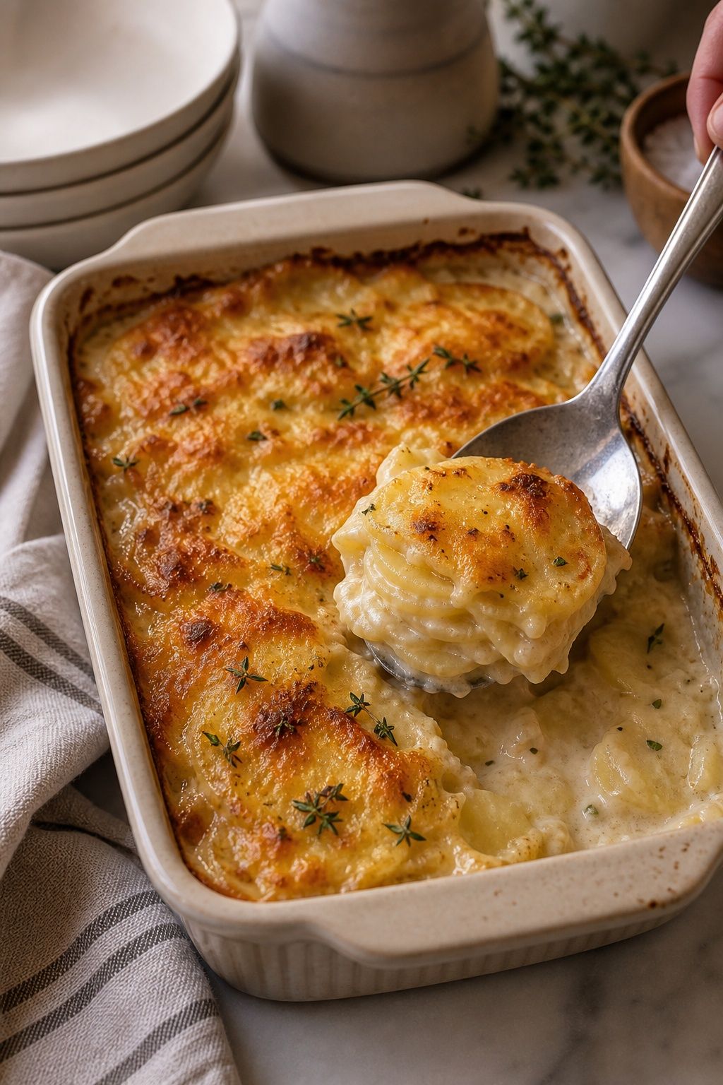 Scalloped or Au Gratin Potatoes small apartment idea for Top 18 Friendsgiving Side Dishes to Elevate Your Holiday Spread.
