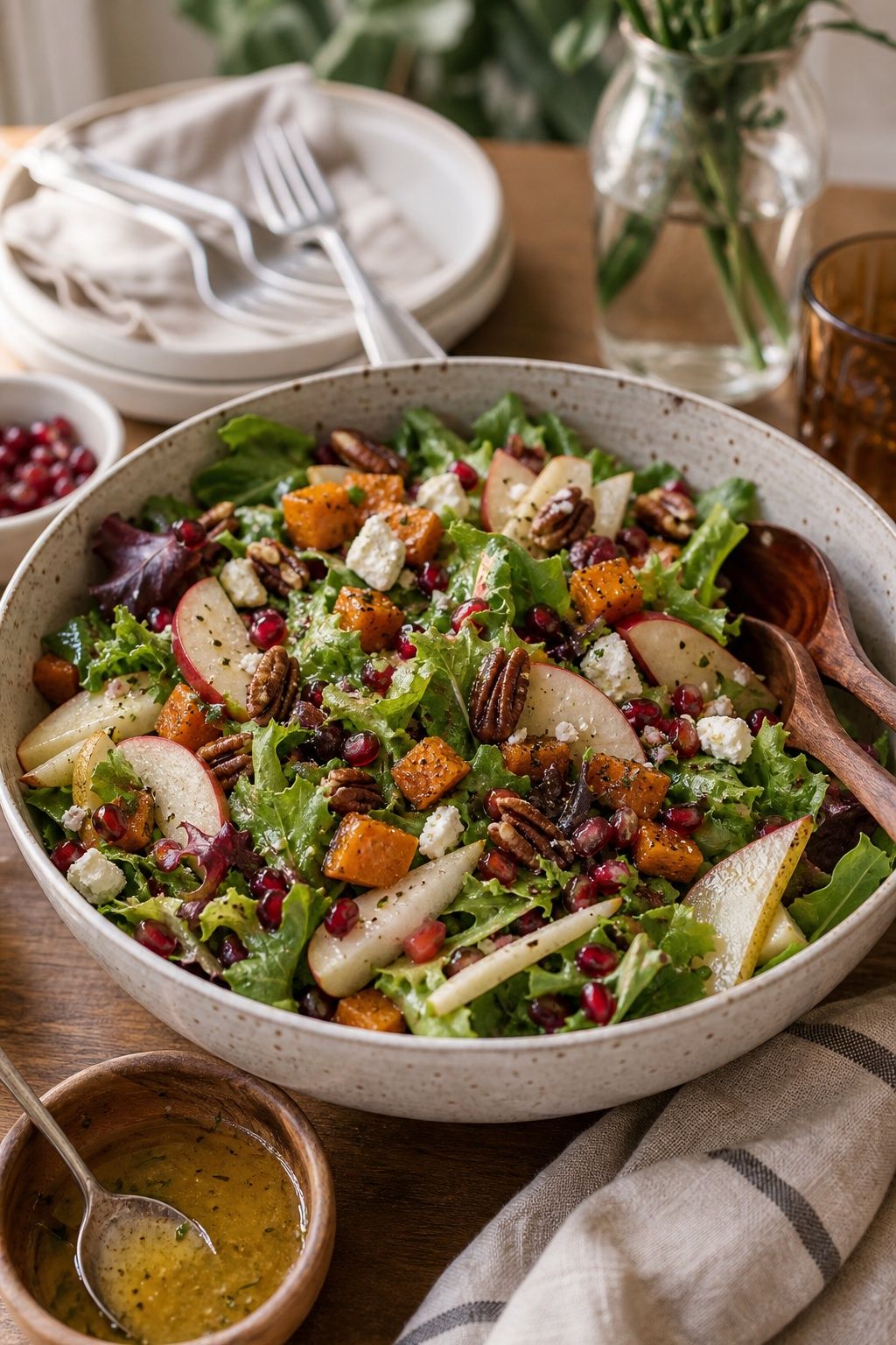 A Crisp Autumn Salad small apartment idea for Top 18 Friendsgiving Side Dishes to Elevate Your Holiday Spread.