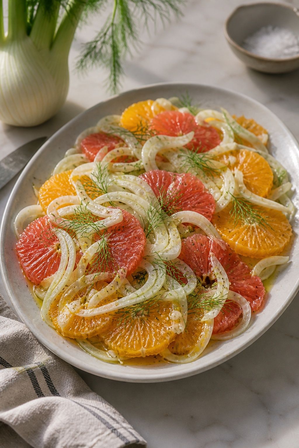 A Citrus and Fennel Salad small apartment idea for Top 18 Friendsgiving Side Dishes to Elevate Your Holiday Spread.