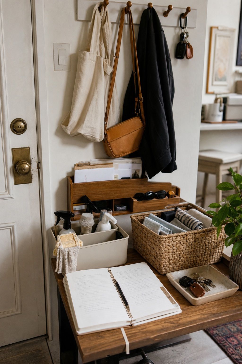 The System: How to Stay Organized Every Week small apartment organization idea for How to Organize a Small Apartment Room by Room (And Keep It That Way).