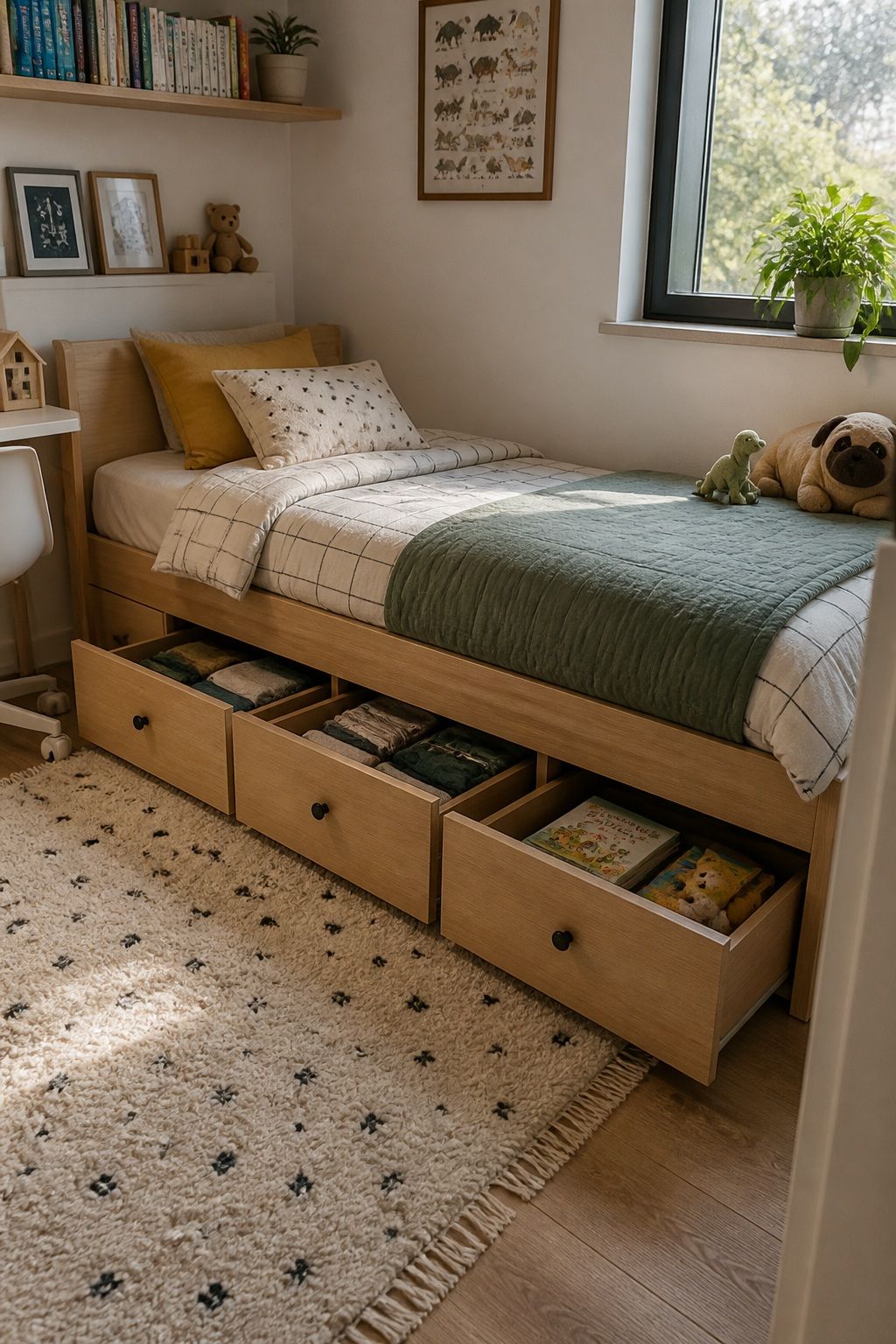 Layer Bedding in Three Textile Weights small apartment idea for Top 20 Small Apartment Decorating Ideas That Work in Any Space.