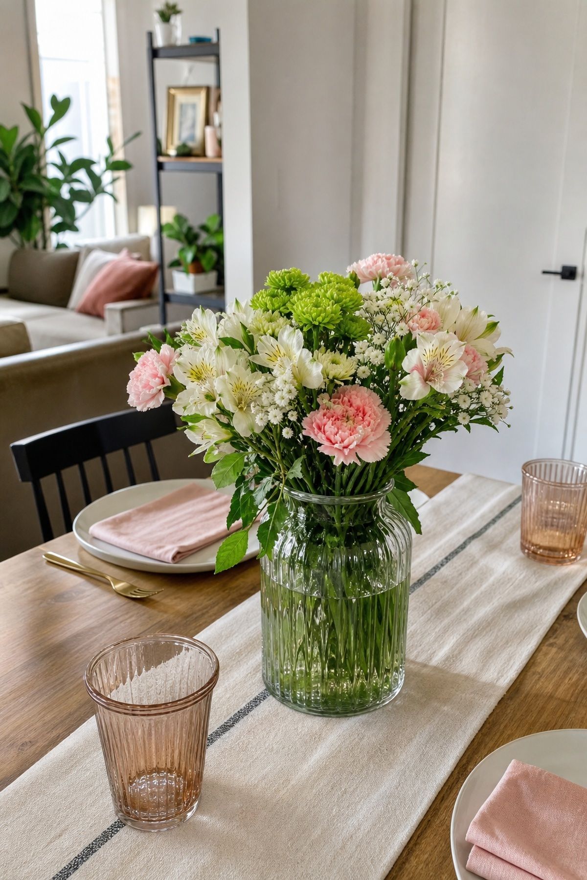 Pick Budget-Friendly, Long-Lasting Options small apartment idea for Top 17 Colorful Spring Centerpiece Ideas for Your Table.