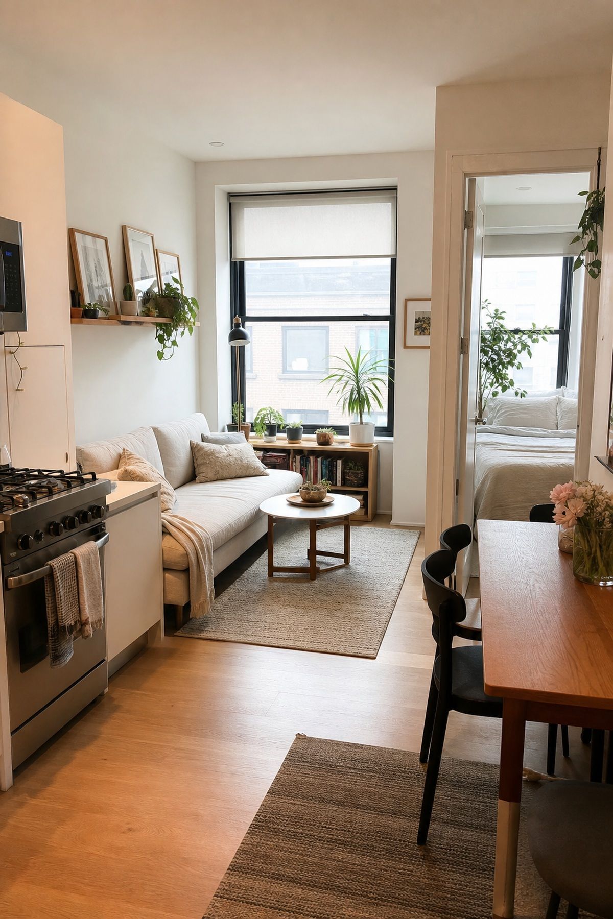 Compact 1-Bedroom: 400–500 Sq Ft Examples small apartment floor plan idea for 1-Bedroom Apartment Floor Plans: Smart Layouts for Every Space.