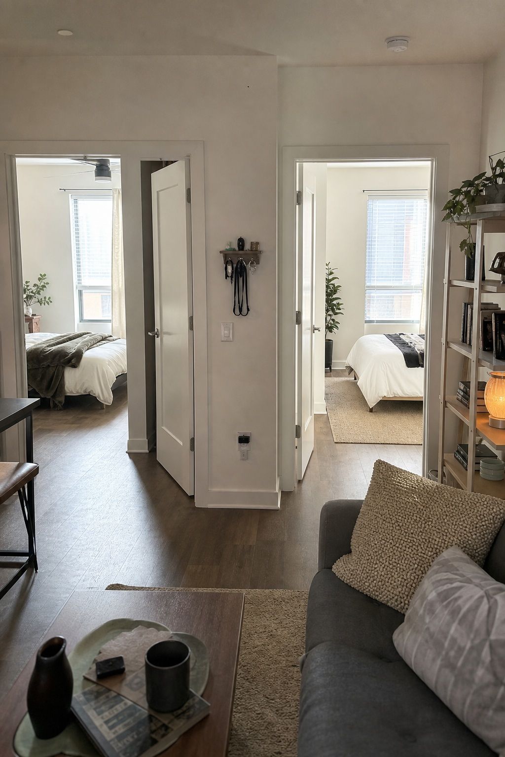 Split-Bedroom Layout: Privacy & Separation idea for 2-Bedroom Apartment Floor Plans: Layouts That Work for Small Spaces.
