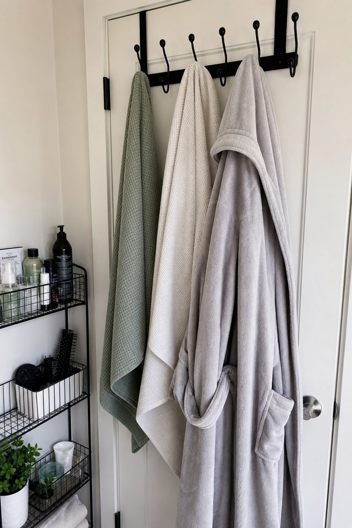 Choose Quick-Dry Towels and a Robe small apartment idea for Top 19 Space-Saving College Dorm Bathroom Ideas Students Swear By.
