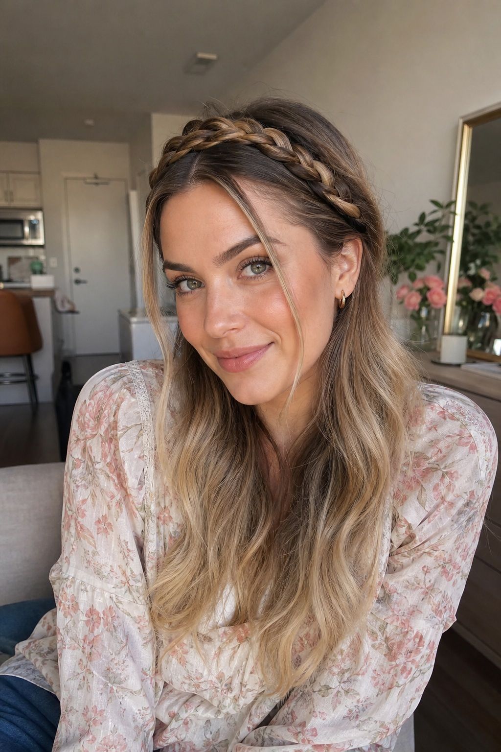The Braided Headband small apartment idea for Top 16 Easter Hairstyles for Women That Feel Fresh for Spring.