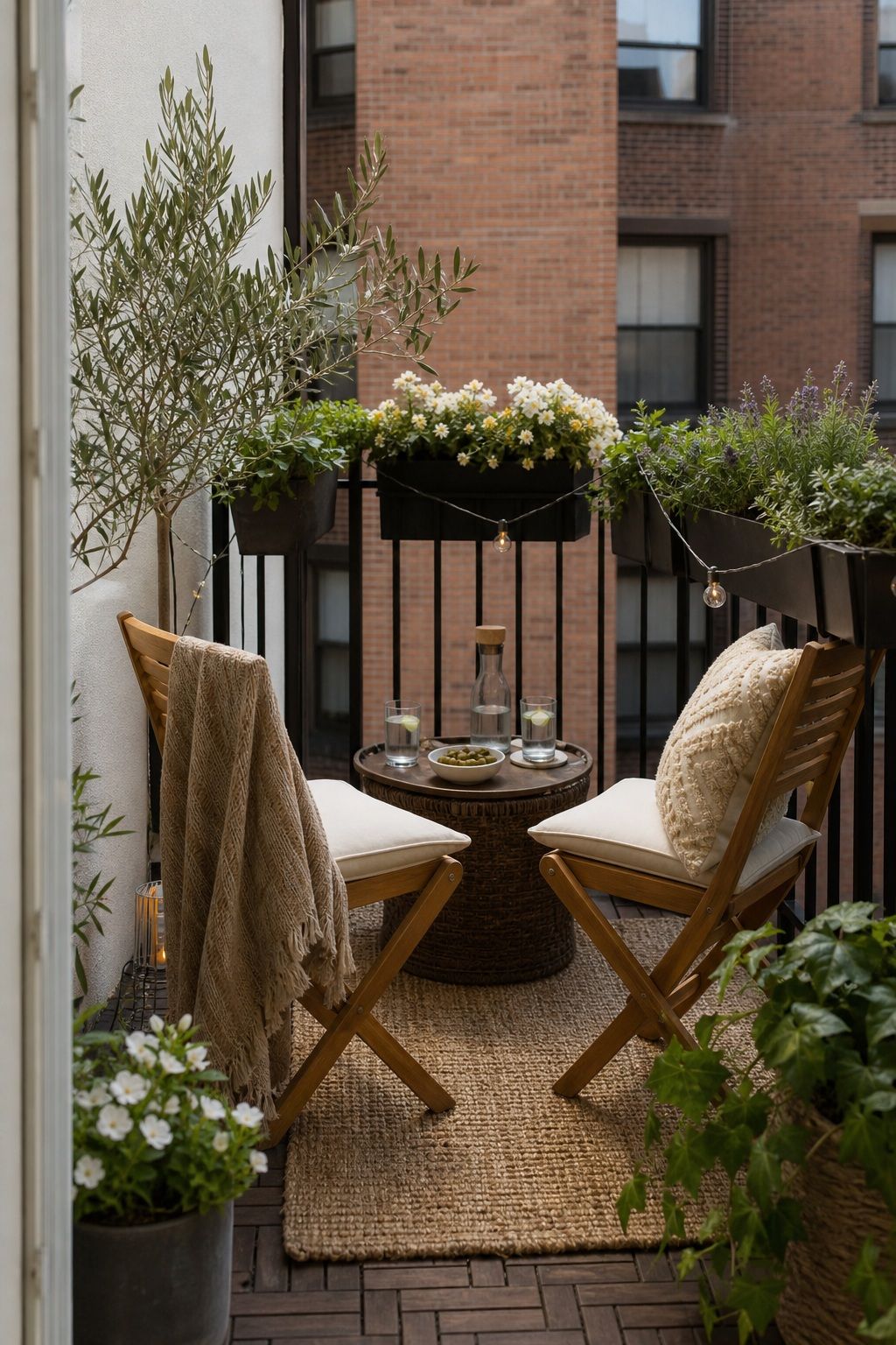 Build a Conversation Layout for Hosting Too small apartment idea for Top 18 Garden Summer Decor Ideas for Small Apartments.