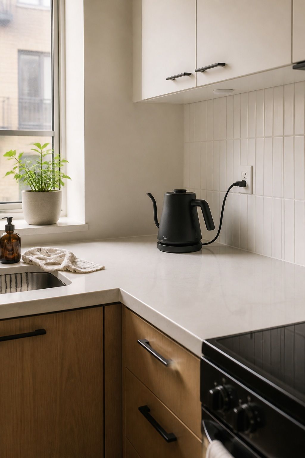 Edit the Appliances Down small apartment idea for Top 17 Kitchen Zen Home Decor Ideas for Small Apartments.