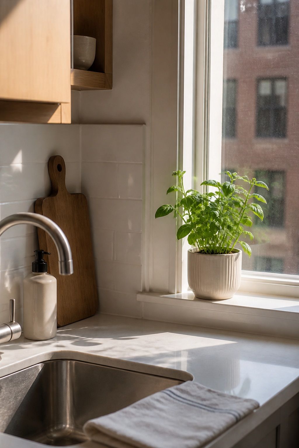 Add One Quiet Living Element small apartment idea for Top 17 Kitchen Zen Home Decor Ideas for Small Apartments.
