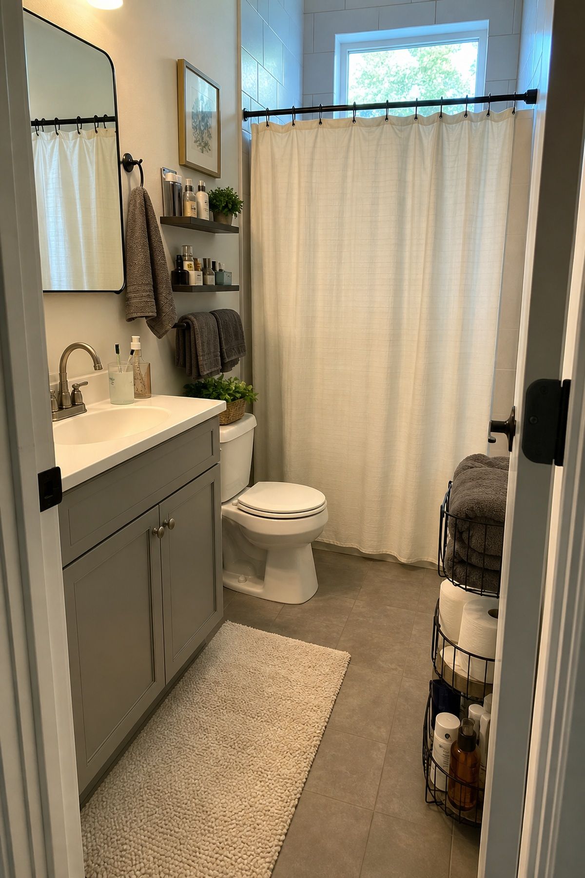 Bathroom Must-Haves first apartment checklist idea for Solia Avenue.