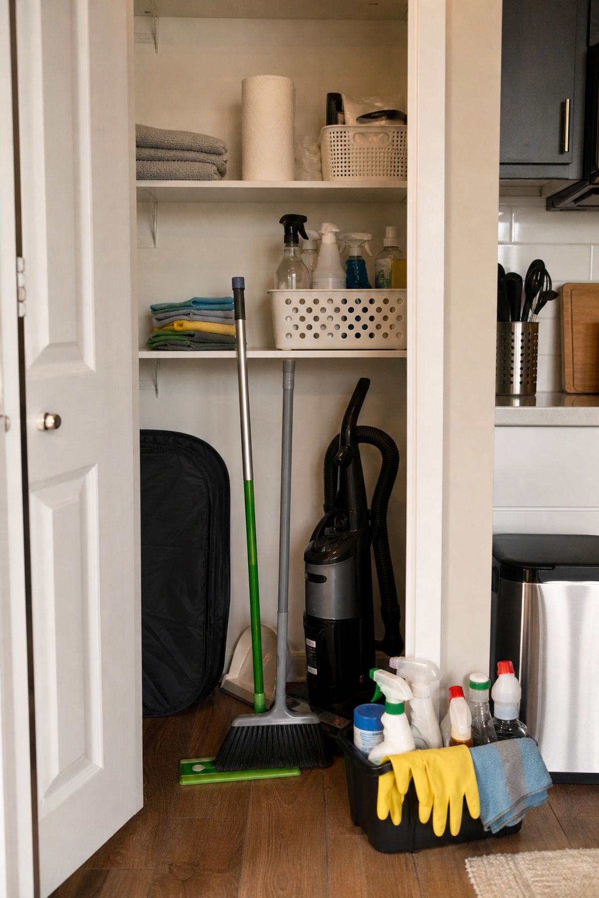 Cleaning Supplies first apartment checklist idea for Solia Avenue.